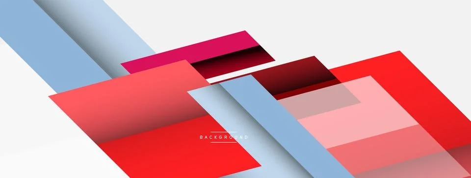 Background. Geometric diagonal square shapes and lines abstract composition Stock Illustration