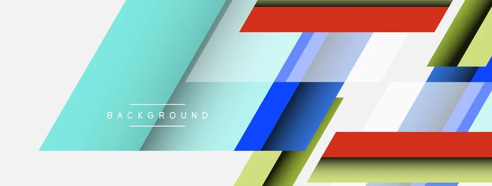 Background. Geometric diagonal square shapes and lines abstract composition Stockillustratie
