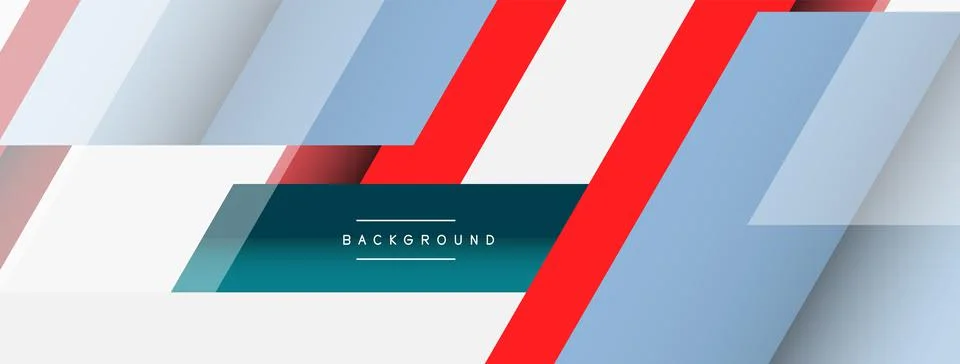 Background. Geometric diagonal square shapes and lines abstract composition Stock Illustration