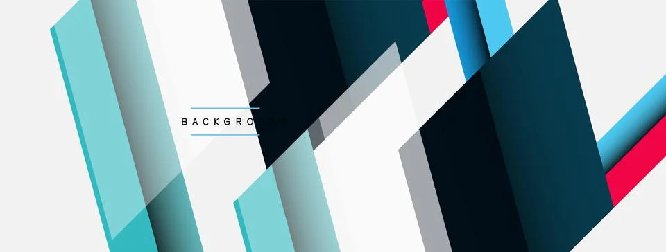 Background. Geometric diagonal square shapes and lines abstract composition イラスト素材