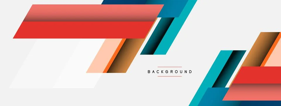 Background. Geometric diagonal square shapes and lines abstract composition 스톡 일러스트