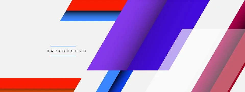 Background. Geometric diagonal square shapes and lines abstract composition Stockillustratie