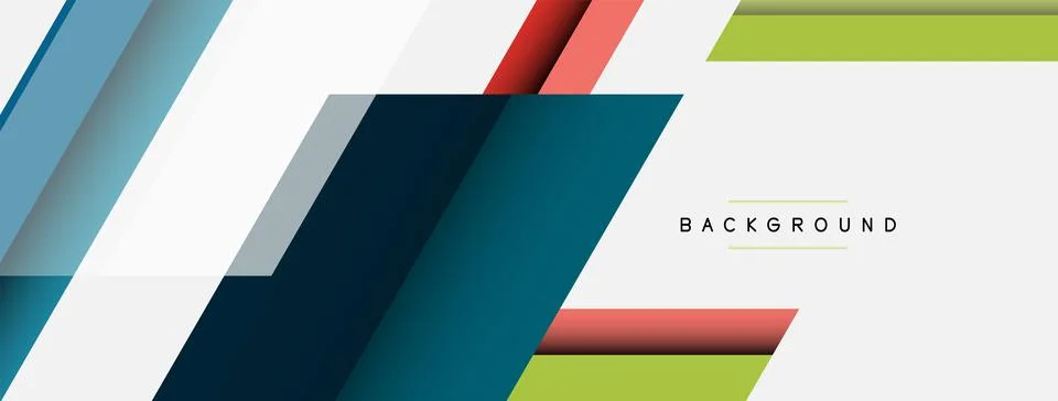 Background. Geometric diagonal square shapes and lines abstract composition イラスト素材