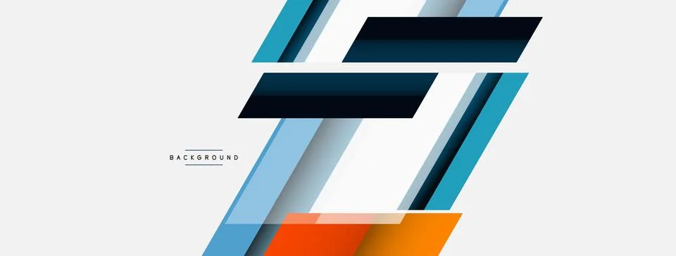 Background. Geometric diagonal square shapes and lines abstract composition 스톡 일러스트