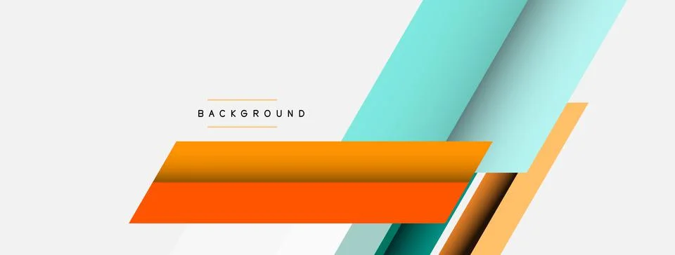 Background. Geometric diagonal square shapes and lines abstract composition Stockillustratie