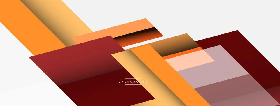 Background. Geometric diagonal square shapes and lines abstract composition Stock Illustration