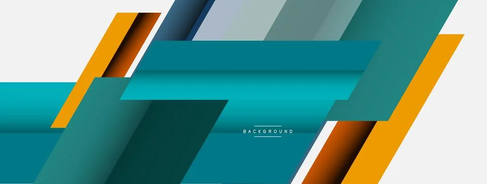 Background. Geometric diagonal square shapes and lines abstract composition イラスト素材