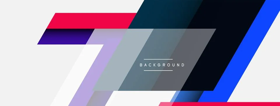 Background. Geometric diagonal square shapes and lines abstract composition Stock Illustration