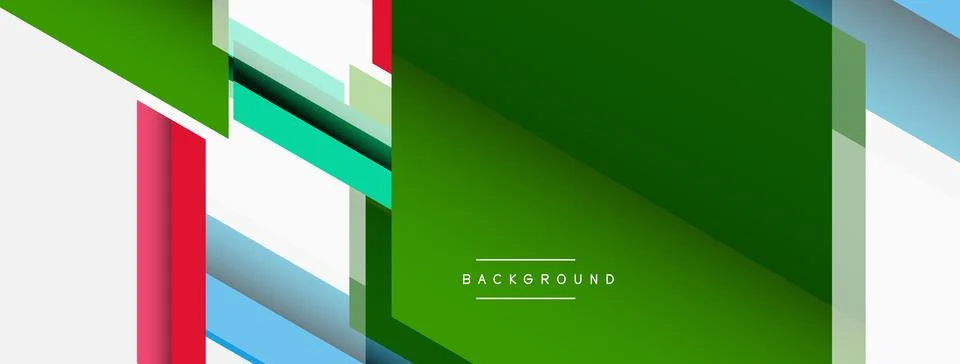 Background. Geometric diagonal square shapes and lines abstract composition 库存插图