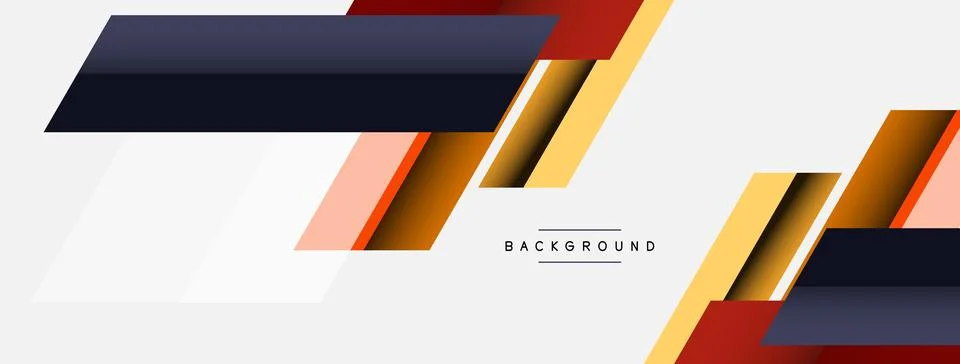 Background. Geometric diagonal square shapes and lines abstract composition Stockillustratie