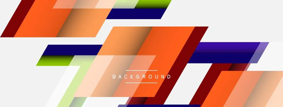 Background. Geometric diagonal square shapes and lines abstract composition Illustrazione stock