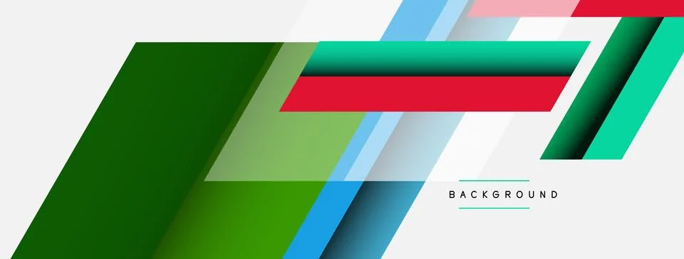 Background. Geometric diagonal square shapes and lines abstract composition Stock Illustration