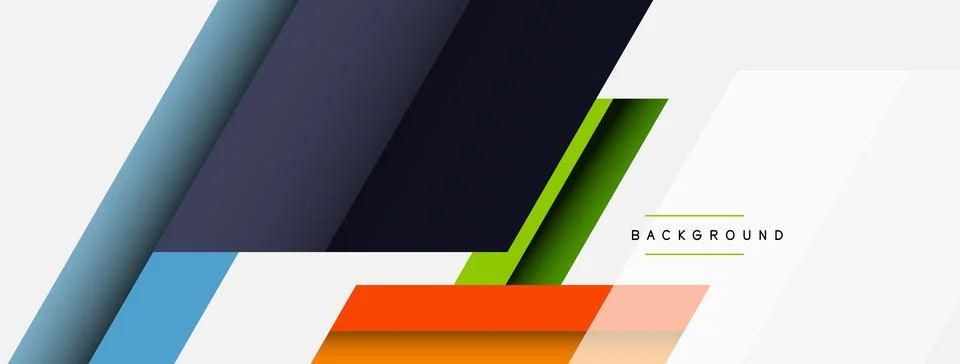 Background. Geometric diagonal square shapes and lines abstract composition イラスト素材