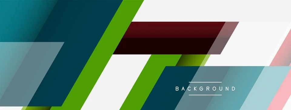 Background. Geometric diagonal square shapes and lines abstract composition 库存插图