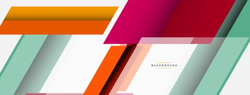 Background. Geometric diagonal square shapes and lines abstract composition Stockillustratie