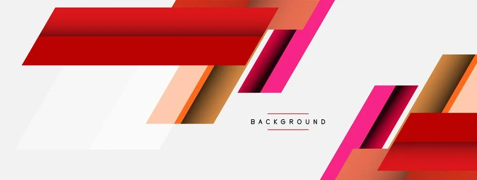Background. Geometric diagonal square shapes and lines abstract composition Stockillustratie