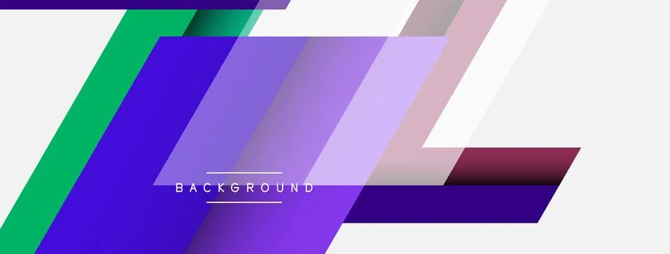 Background. Geometric diagonal square shapes and lines abstract composition Stockillustratie