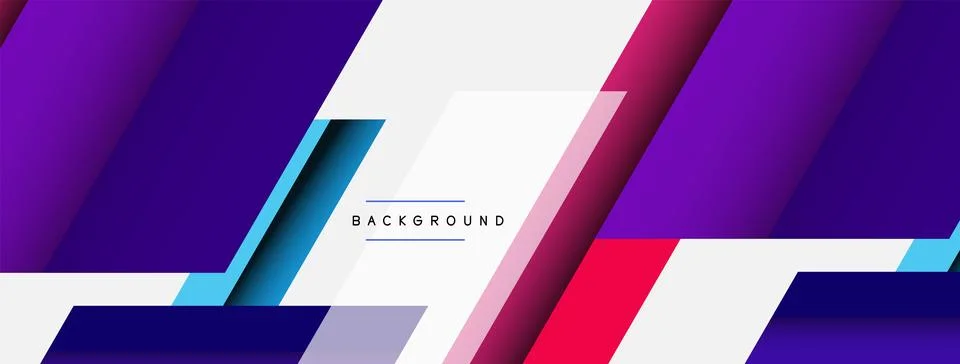 Background. Geometric diagonal square shapes and lines abstract composition イラスト素材