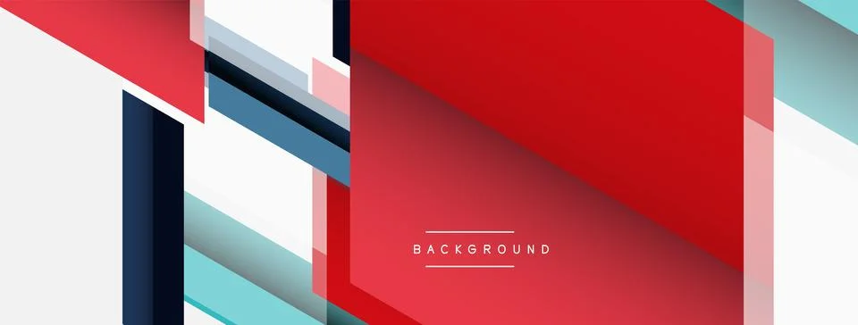 Background. Geometric diagonal square shapes and lines abstract composition Stock Illustration