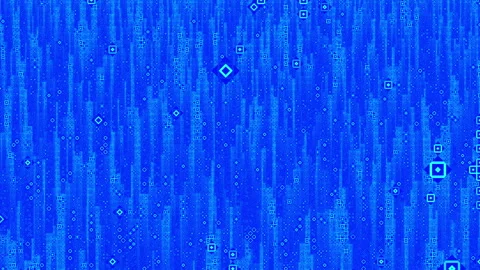 Background of Geometric Hi-Tech Shapes. Stock Footage 252014850