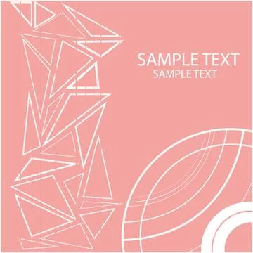 Background with geometric objekts 스톡 일러스트