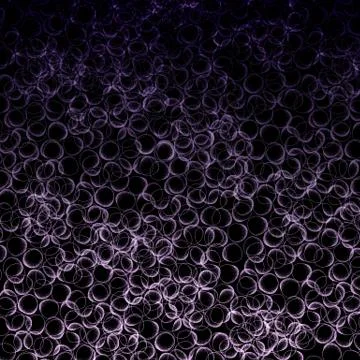 Background of geometric round shapes filled dots Stock Illustration