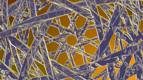 Background With Geometric Shapes, Abstract Design. Stock Footage 297243342
