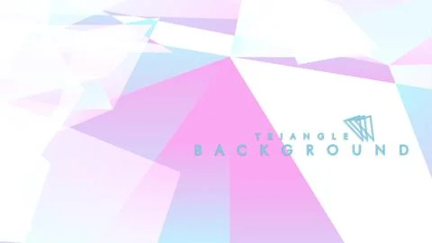Background of geometric shapes. Colorful triangle pattern Stock Illustration