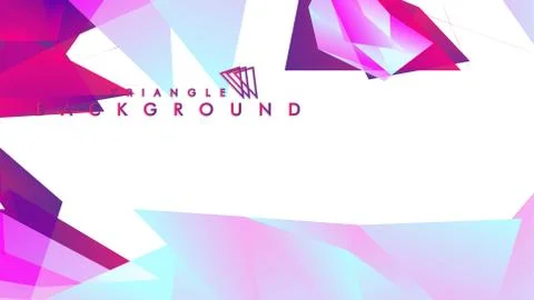 Background of geometric shapes. Colorful triangle pattern Stock Illustration