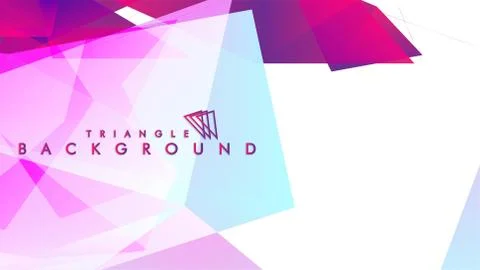Background of geometric shapes. Colorful triangle pattern Stock Illustration