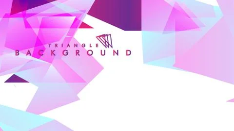 Background of geometric shapes. Colorful triangle pattern Stock Illustration