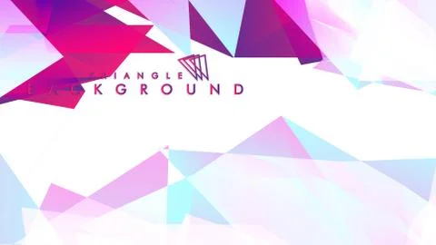 Background of geometric shapes. Colorful triangle pattern Illustrazione stock