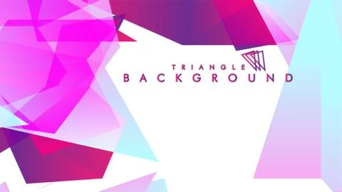 Background of geometric shapes. Colorful triangle pattern 스톡 일러스트