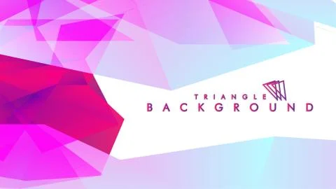 Background of geometric shapes. Colorful triangle pattern Illustrazione stock
