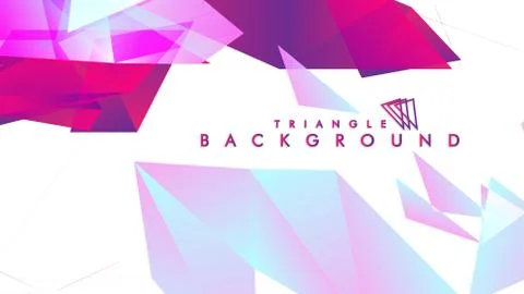 Background of geometric shapes. Colorful triangle pattern Stock Illustration