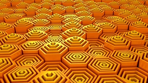 Background of Geometric Shapes Video stock 130072542