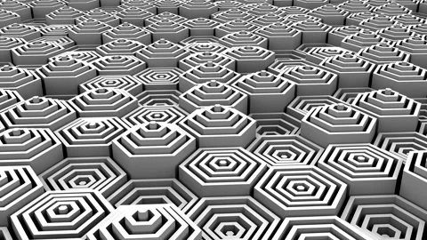 Background of Geometric Shapes Stock Footage 130310596