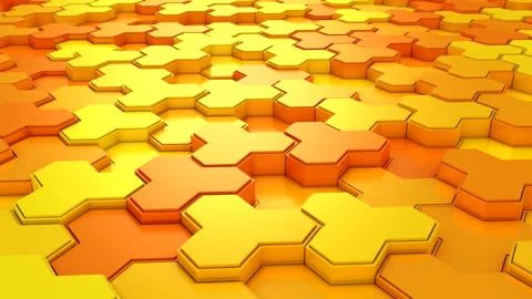 Background of Geometric Shapes Video stock 133458021