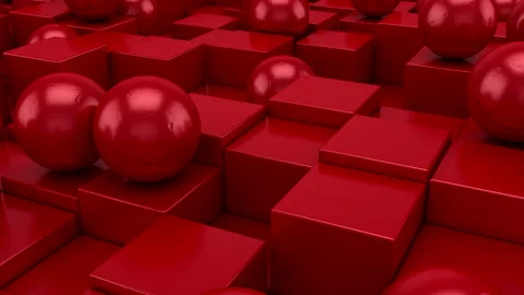 Background of Geometric Shapes Stock Footage 138620879