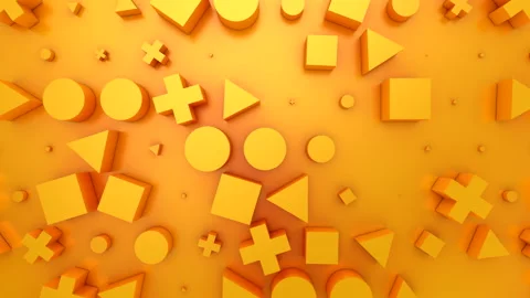 Background of Geometric Shapes Stock Footage 144066528