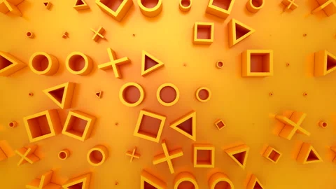 Background of Geometric Shapes Stock Footage 144246473