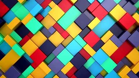 Background of Geometric Shapes Video stock 153377718