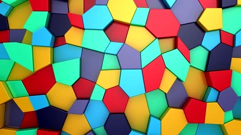 Background of Geometric Shapes Stock Footage 153606198