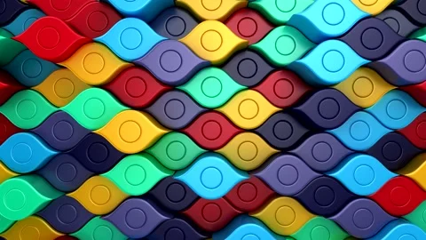 Background of Geometric Shapes Stock Footage 172592580