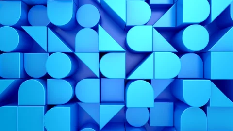 Background of Geometric Shapes Stock Footage 205191552