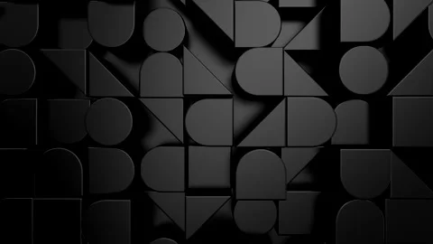 Background of Geometric Shapes Stock Footage 205191631