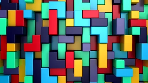 Background of Geometric Shapes Stock Footage 225309411