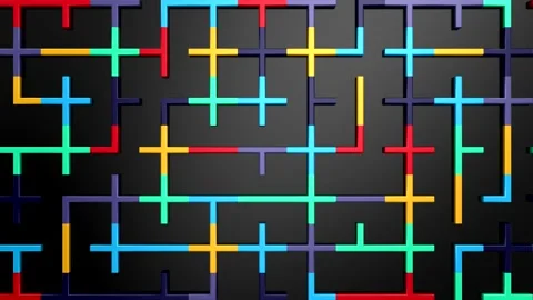 Background of Geometric Shapes Stock Footage 226824888