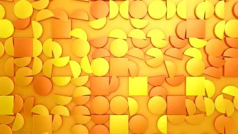 Background of Geometric Shapes Stock Footage 229400281