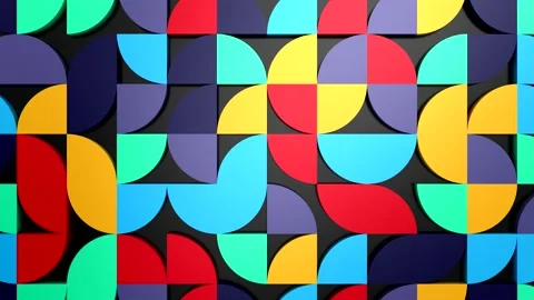 Background of Geometric Shapes Stock Footage 231550371